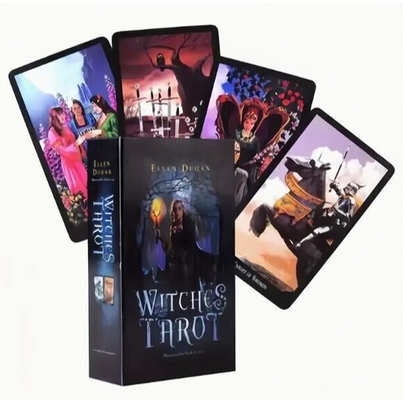 Witches Tarot Card Deck by Ellen Dugan with Illustrated Guidebook - Picture 2 of 6